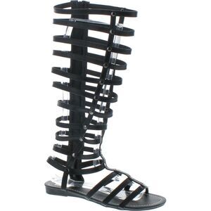 Bumper Lory 90 Black PU Womens sandals 6.5 NEW
